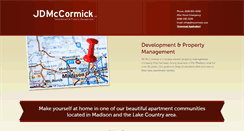 Desktop Screenshot of jdmccormick.com